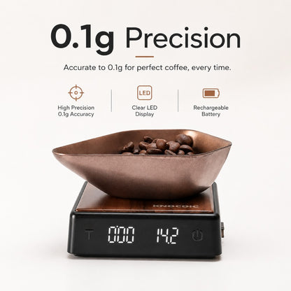 0.1g precision coffee scale weighing coffee beans