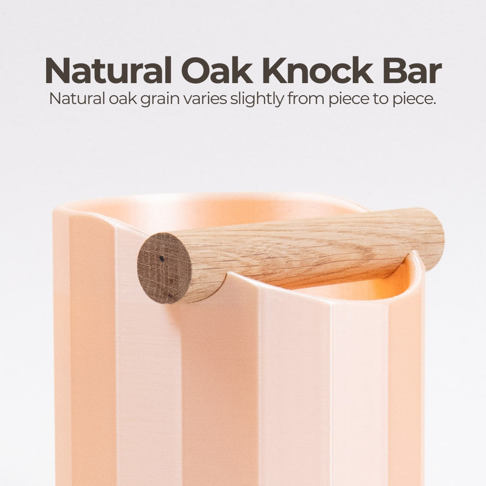 Product graphic showing the oak knock bar.