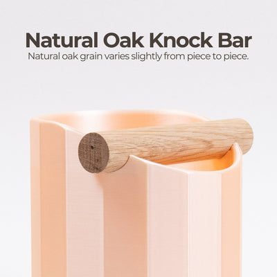 Product graphic showing the oak knock bar.