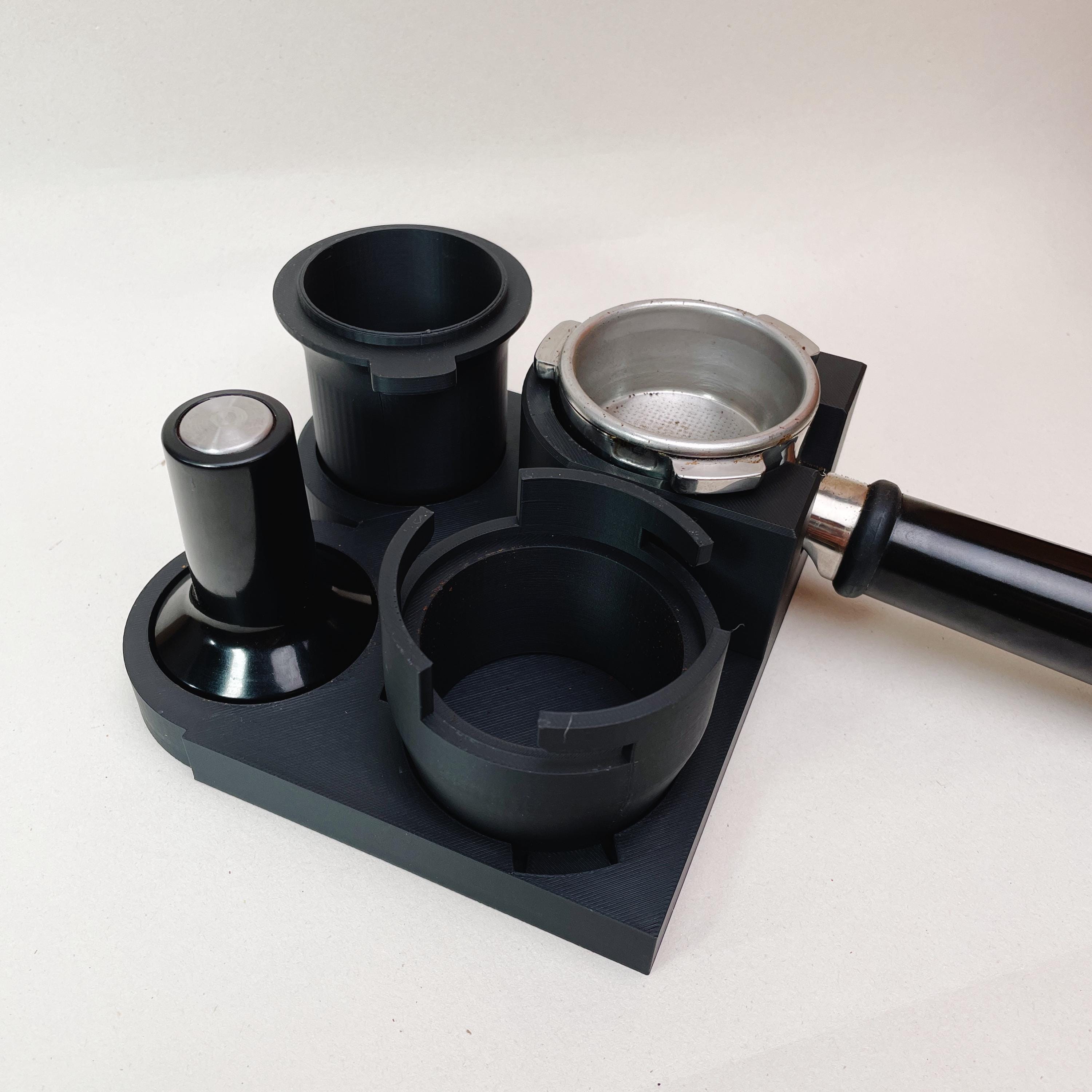 Sage/Breville Espresso Machine Coffee Accessories Station for 54mm portafilter, tamper, dosing funnel, dosing cup - Knocdic