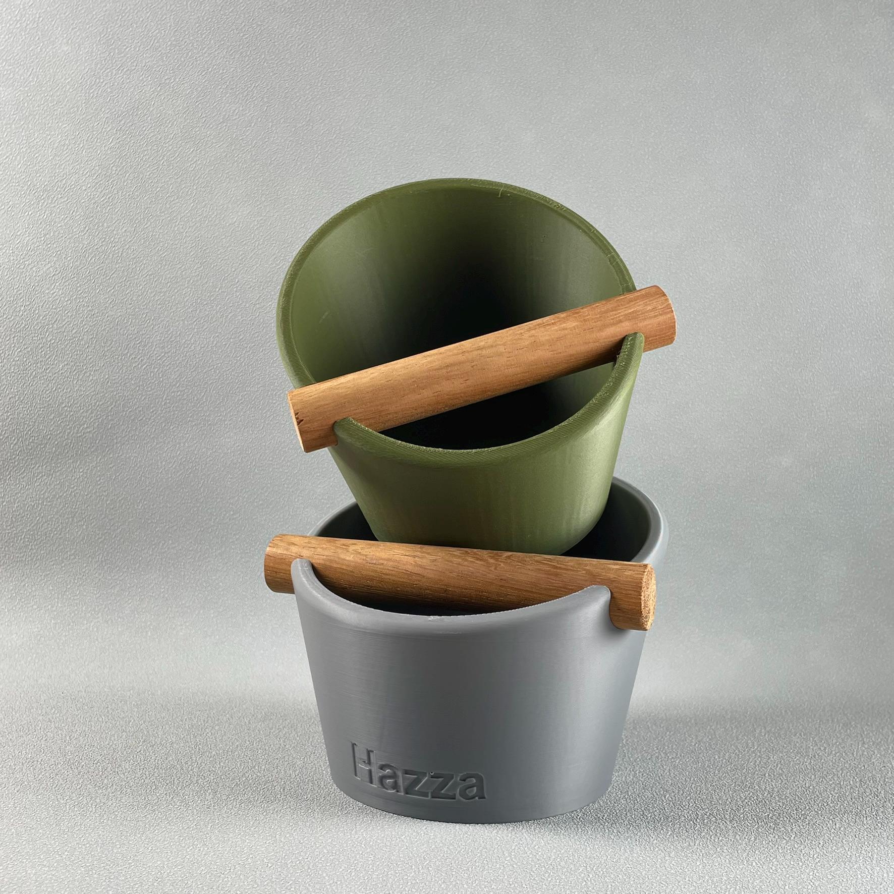 The Oval | Knock Box With Oak or Iroko Knock Bar - Knocdic