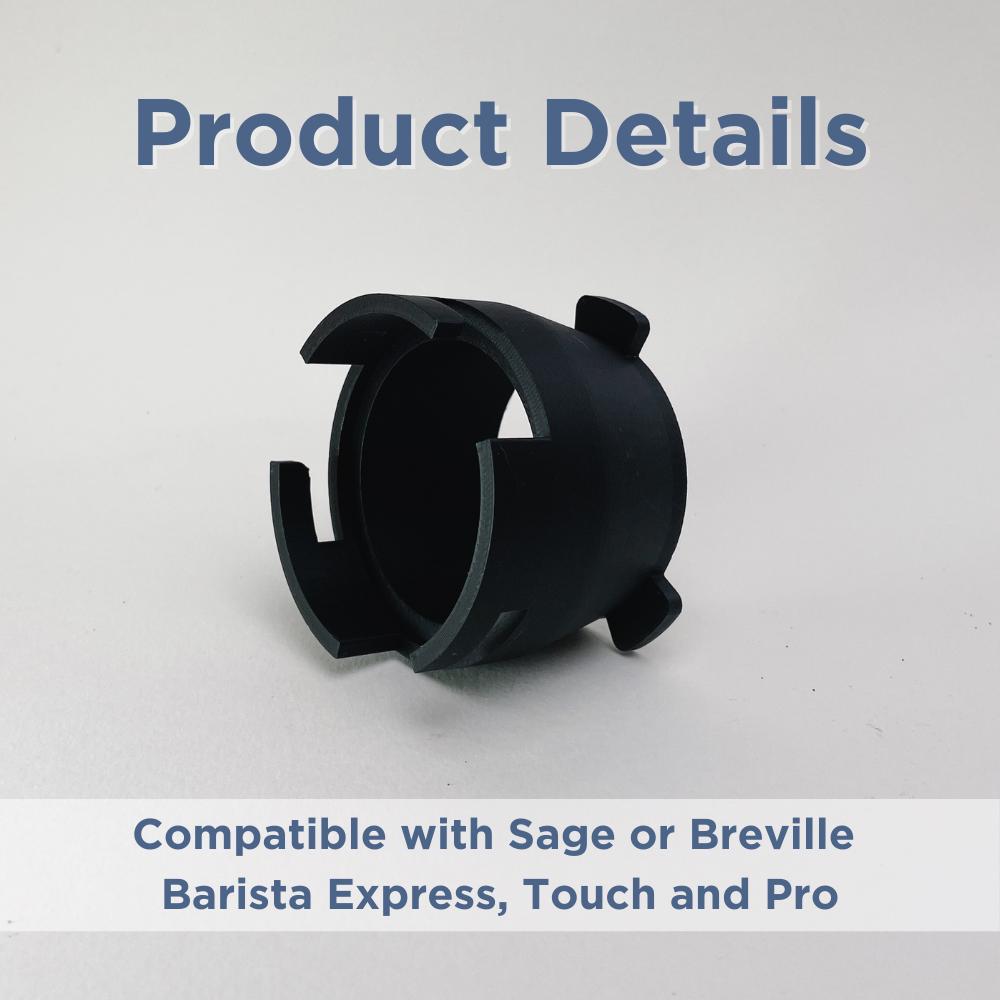 54/56/58mm Dosing Funnel With Grinder Activating Tab For Sage or Breville - Knocdic