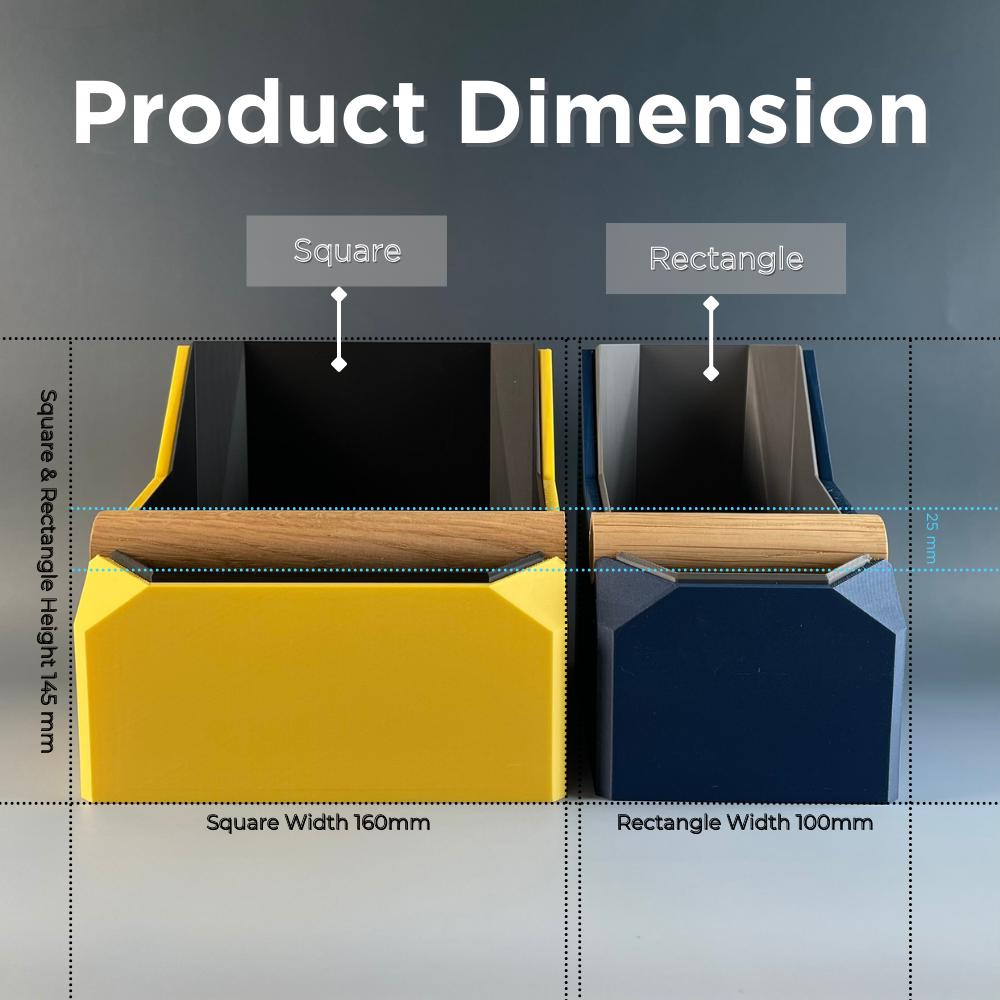The Box | Knock Box With Oak or Iroko Knock Bar - Knocdic