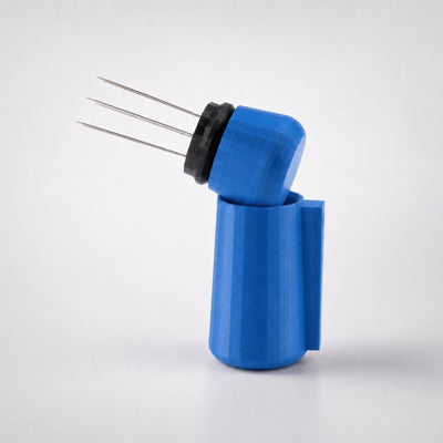Espresso WDT Tool with Magnetic Holder with matte marine blue