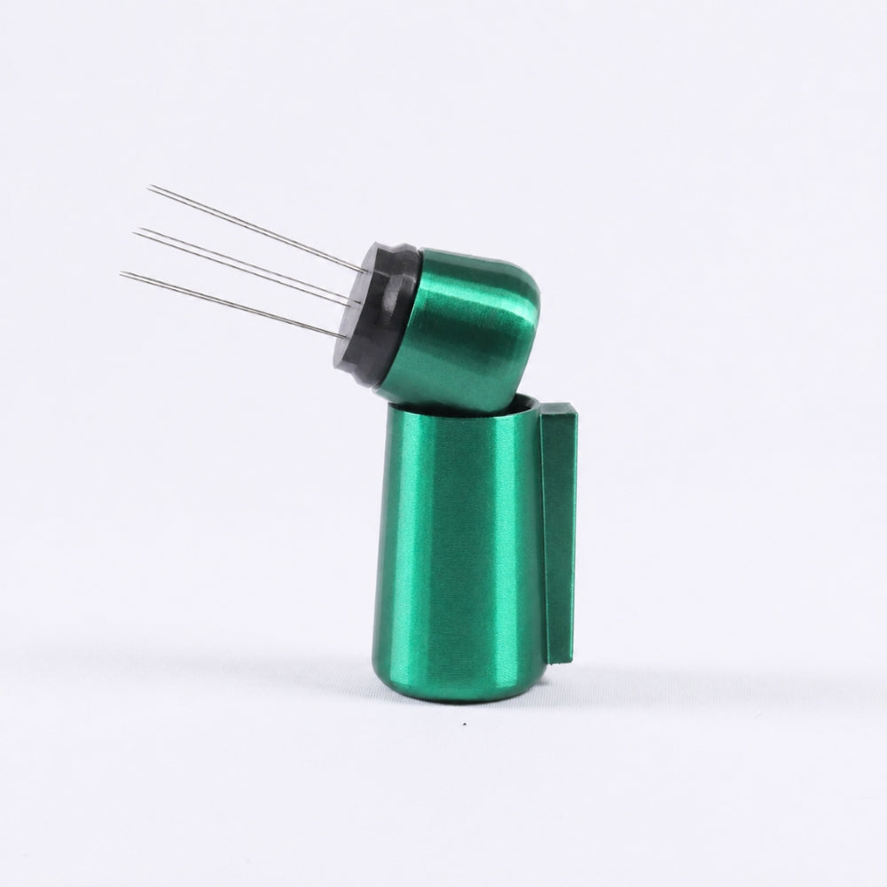 Espresso WDT Tool with Magnetic Holder with metallic green