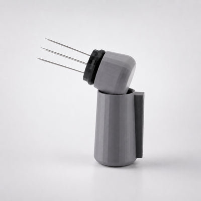 Espresso WDT Tool with Magnetic Holder with matte ash grey