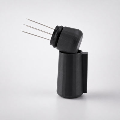 Espresso WDT Tool with Magnetic Holder with matte charcoal
