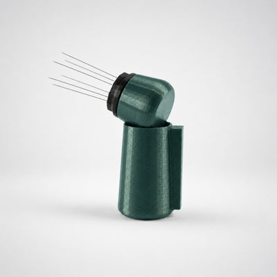 Espresso WDT Tool with Magnetic Holder with galaxy green