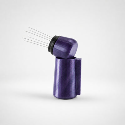 Espresso WDT Tool with Magnetic Holder with galaxy purple