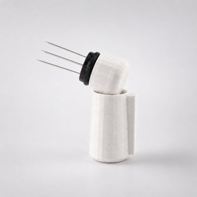 Espresso WDT Tool with Magnetic Holder with marble white