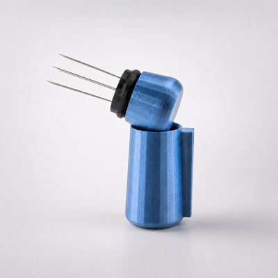 Espresso WDT Tool with Magnetic Holder with metallic blue 