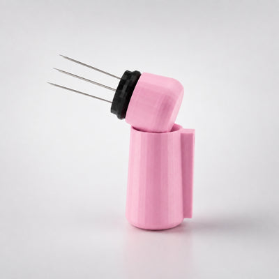 Espresso WDT Tool with Magnetic Holder with matte pink