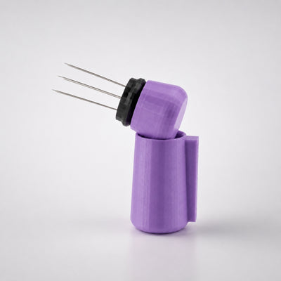 Espresso WDT Tool with Magnetic Holder with matte purple