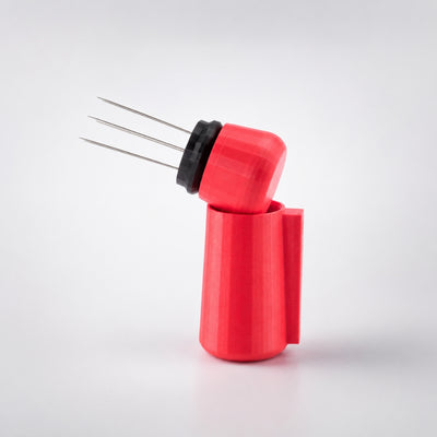 Espresso WDT Tool with Magnetic Holder with matte red