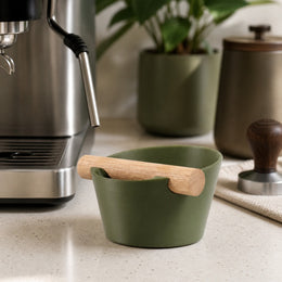 De Nordic | Knock Box met eikenhouten of Iroko-klopstang