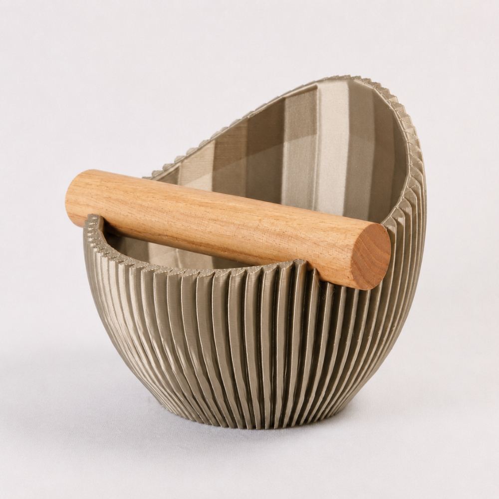 The Nova Coffee Knock Box with Real Oak Wood Bar - Knocdic