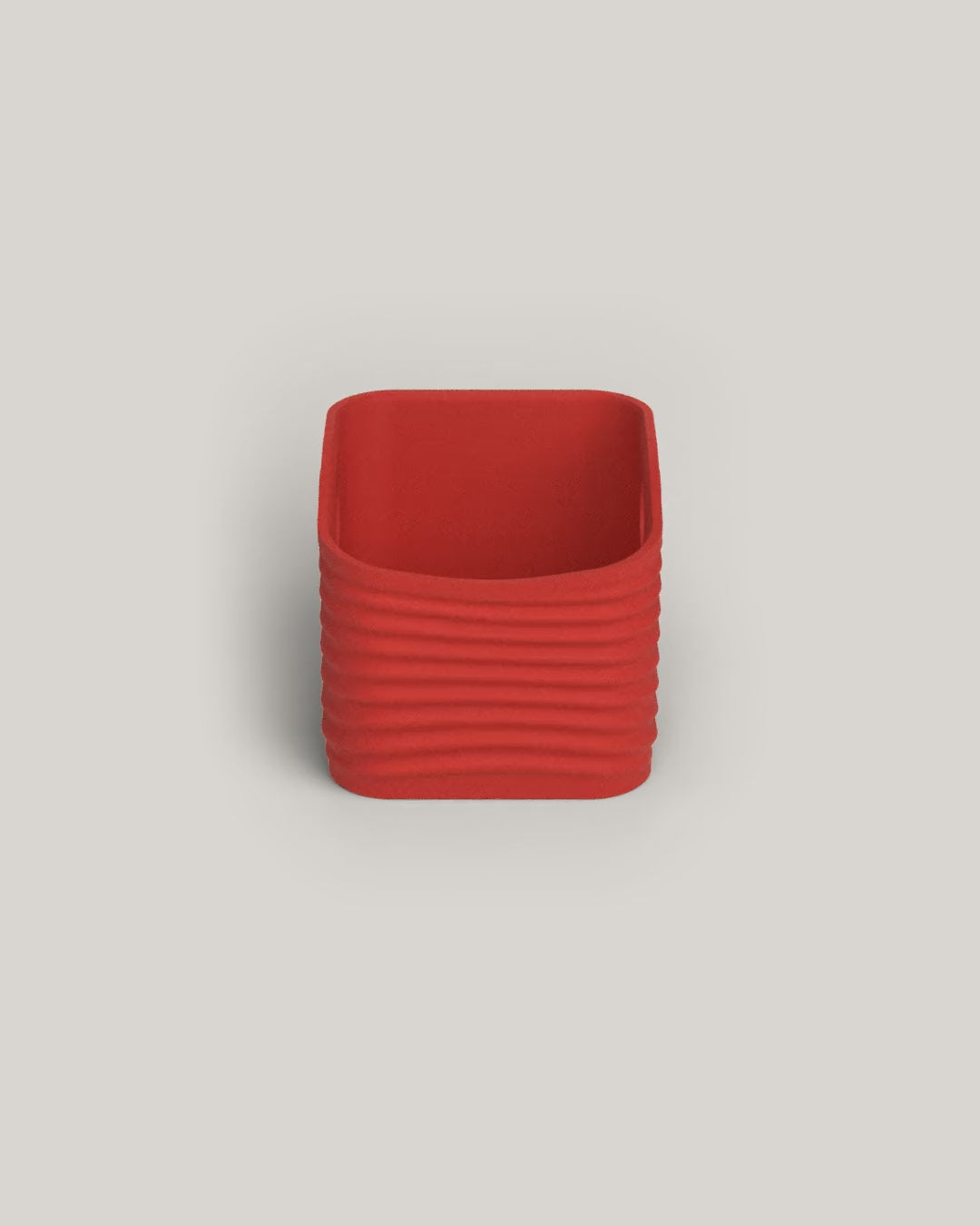 Ripple Rounded Square knock box assembly: slide out the oak bar, lift out the inner bin