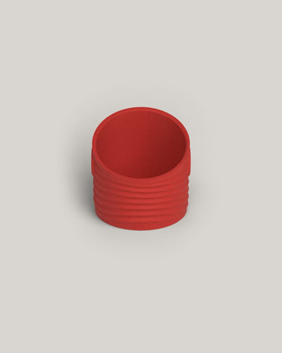Ripple Angled knock box assembly: slide out the oak bar, lift out the inner bin