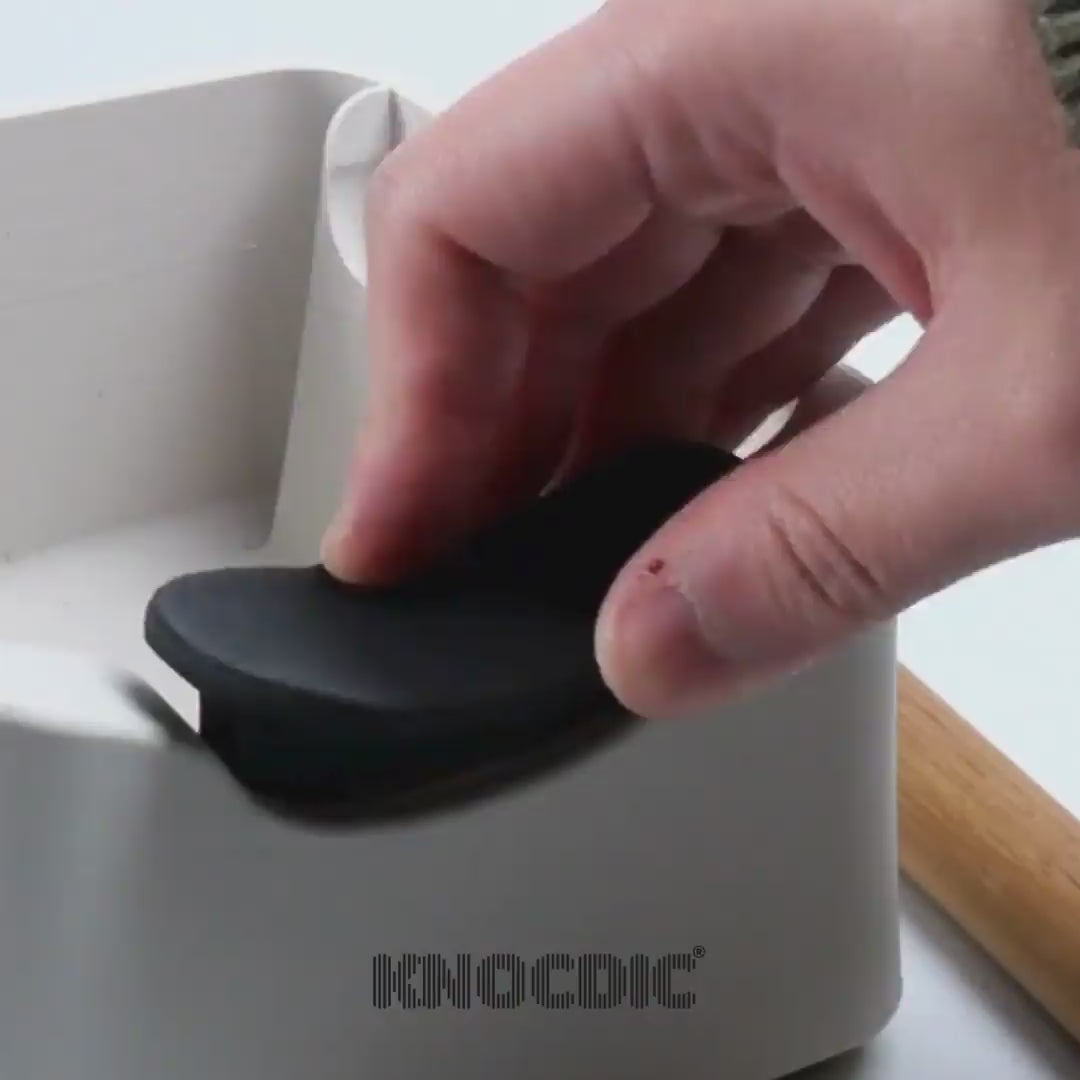 a video featuring how to use a knock box