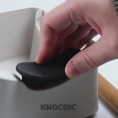 a video featuring how to use a knock box