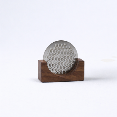 Espresso Puck Screen and Walnut Holder Set - Knocdic