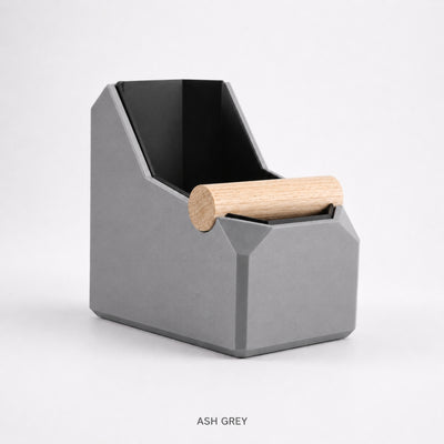 Rectangular Coffee Knock Box with Real Oak Knock Bar - Knocdic