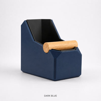 Rectangular Coffee Knock Box with Real Oak Knock Bar - Knocdic