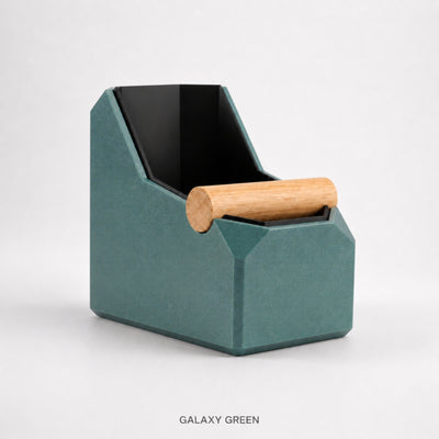 Rectangular Coffee Knock Box with Real Oak Knock Bar - Knocdic