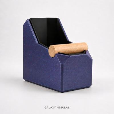 Rectangular Coffee Knock Box with Real Oak Knock Bar - Knocdic