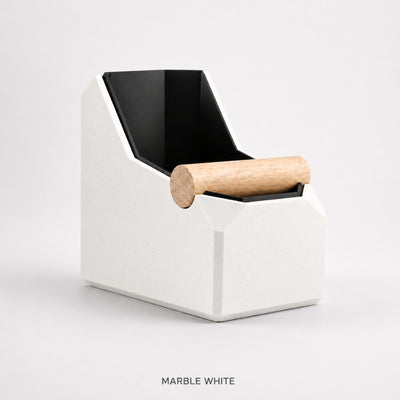 Rectangular Coffee Knock Box with Real Oak Knock Bar - Knocdic
