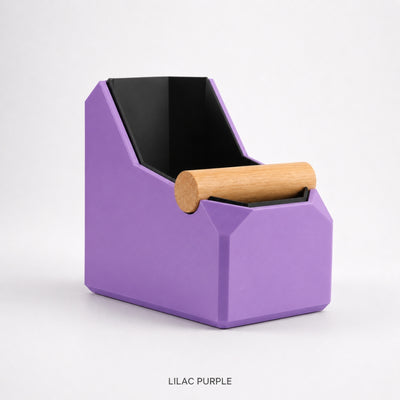 Rectangular Coffee Knock Box with Real Oak Knock Bar - Knocdic