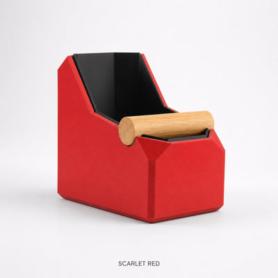 Rectangular Coffee Knock Box with Real Oak Knock Bar - Knocdic