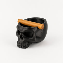 De Schedel | Knock Box met eikenhouten of Iroko-klopstang
