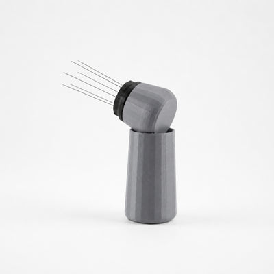 Espresso WDT Tool with Standing Holder in matte ash grey