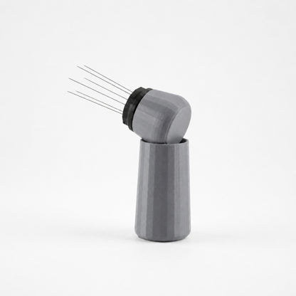 Espresso WDT Tool with Standing Holder in matte ash grey
